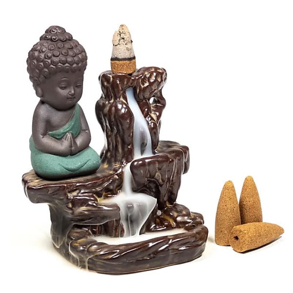 Rückfluss Räucherschale - Little Buddha - 1 Stück