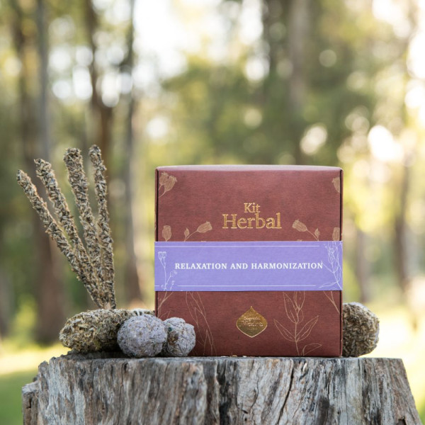 Räucherwerk Set - Relaxation and Harmony / Entspannung und Harmonisierung - Geschenkbox - 1 Stück