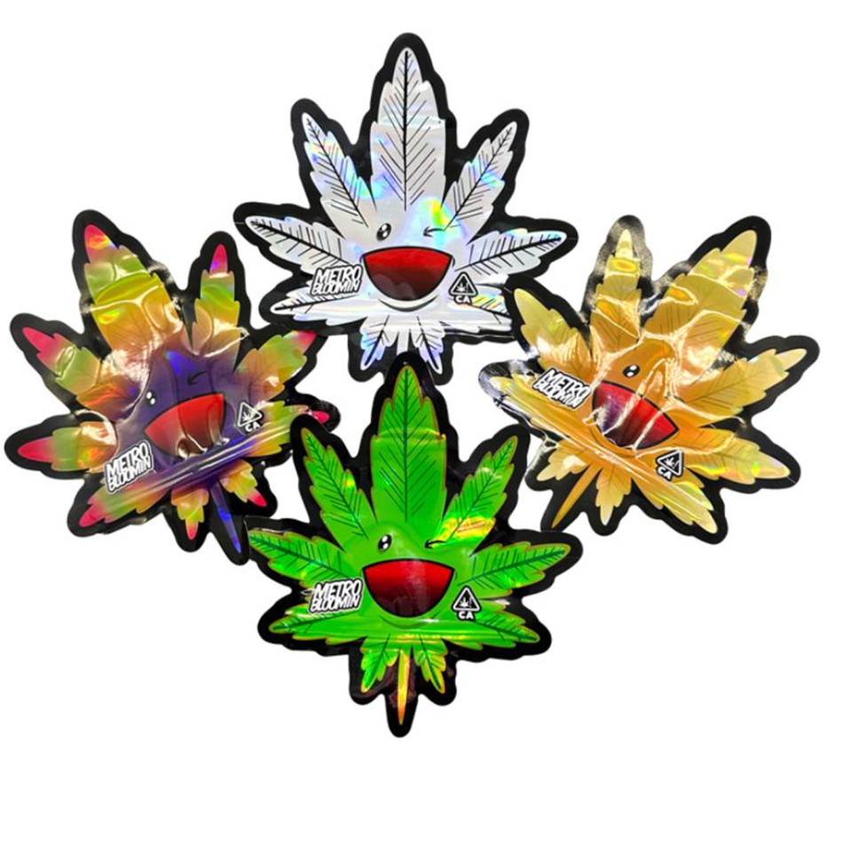 Mylar-Beutel "METRO BLOOMIN" (Cali Pack) mit Zipper, 3,5 g – VE-100