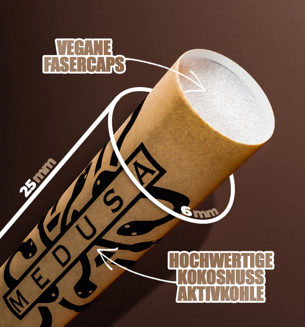 MedusaFilters - 1000er Pack - Hybrid Aktivkohlefilter