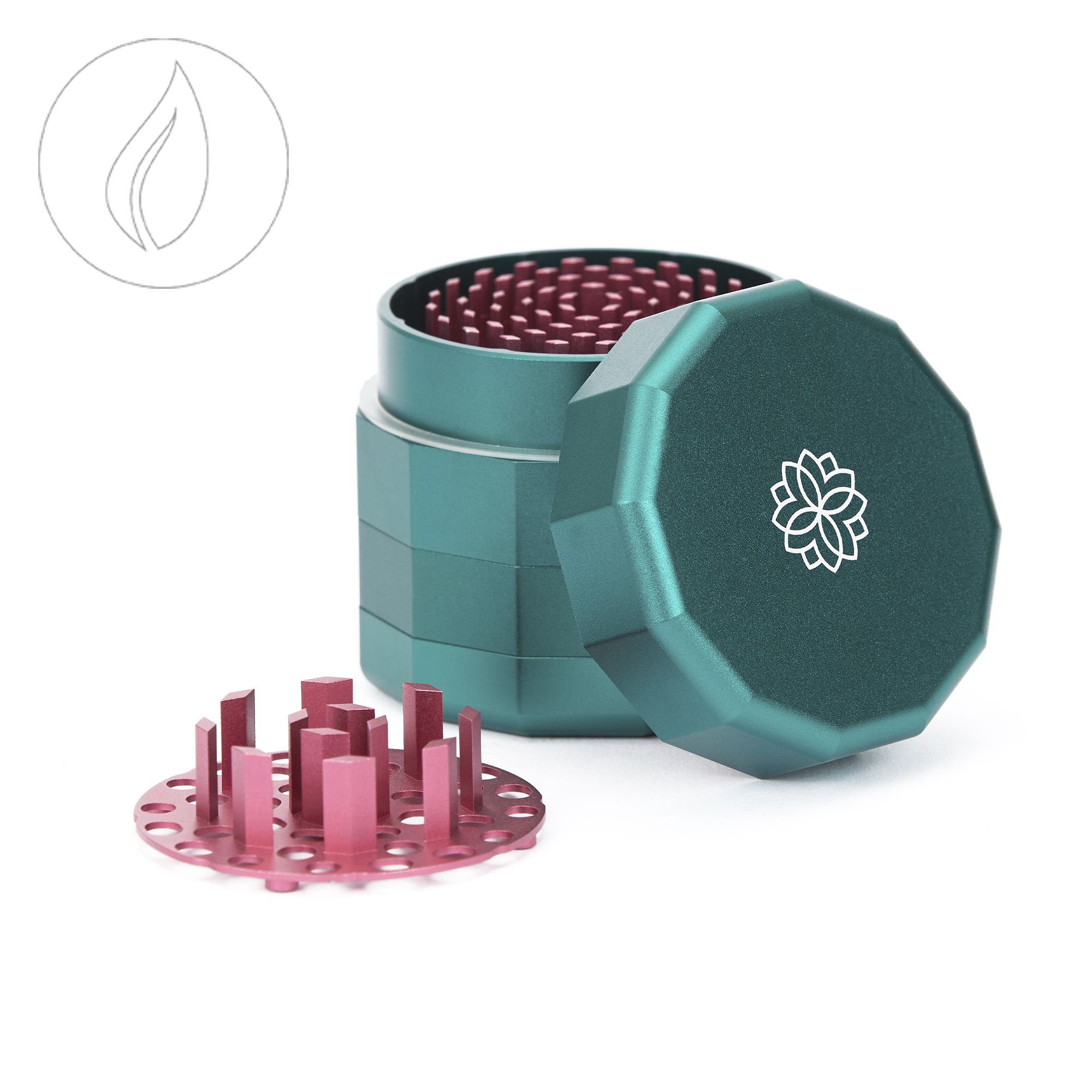 CAPU Herb Grinder Frequent Flyer Green