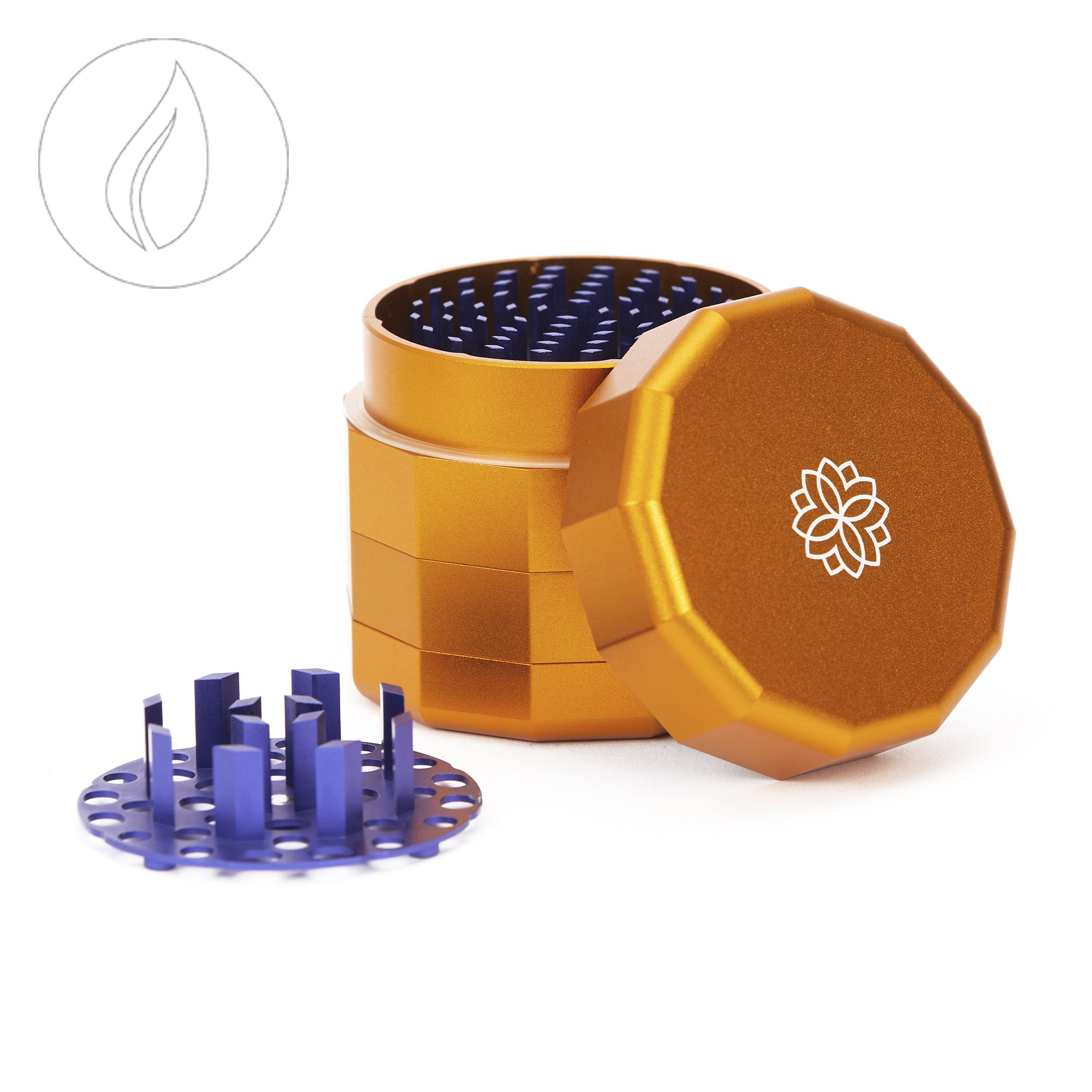 CAPU Herb Grinder Frequent Flyer Gold