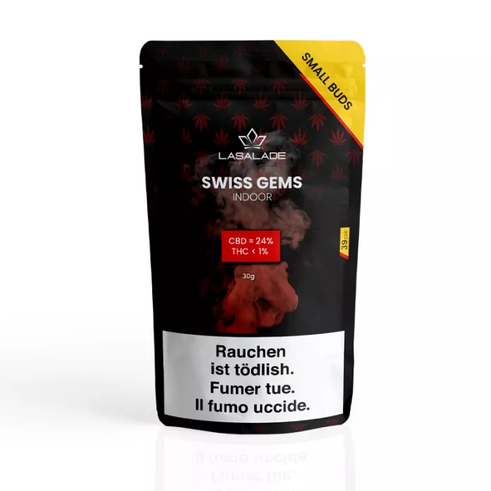 CBD Blüten - Swiss Gems - Mini Buds 30g