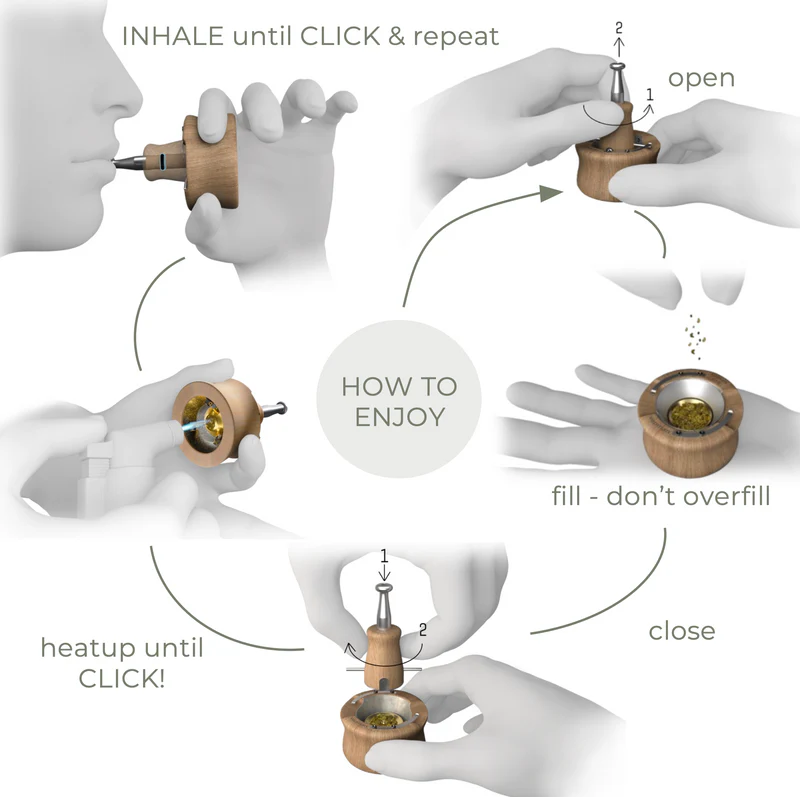 Vapman Click - Classic Amaranth Wood (Copperbrown)