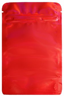 Mylarbeutel 140 x 85 mm, VE50, RED HOLOGRAPHIC