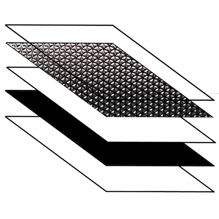 Diamond Silver Reflective Folie 100m  x 1.25m