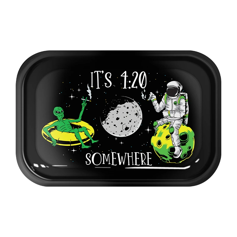 Metal Rolling Tray – 420 Somewhere – 29 x 19cm